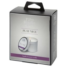 A szürke ötven árnyalata - Play Nice - vanília illatú illatgyertya (90 g)