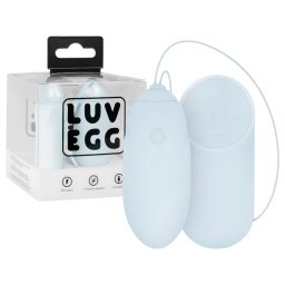 LUV EGG - hordható akkus, rádiós vibrációs tojás (kék)