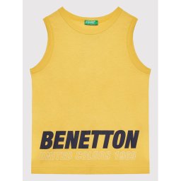 United Colors Of Benetton Felső 3I1XCH003 Sárga Regular Fit