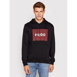 Hugo Pulóver Dreeman 50473875 Fekete Relaxed Fit