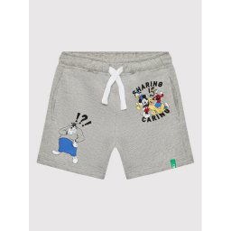 United Colors Of Benetton Sport rövidnadrág DISNEY 3BC1G900I Szürke Regular Fit