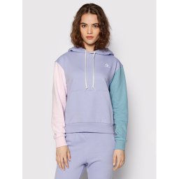 Converse Pulóver Colorblocked 10023397-A02 Lila Classic Fit