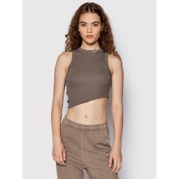 Reebok Felső Classics HN6644 Barna Slim Fit