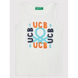 United Colors Of Benetton Felső 3I1XGH002 Fehér Regular Fit