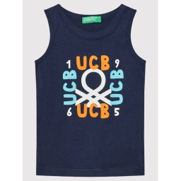 United Colors Of Benetton Felső 3I1XGH002 Sötétkék Regular Fit