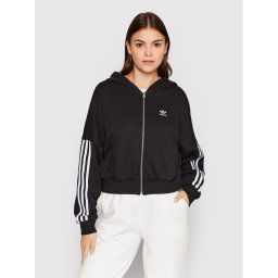 adidas Pulóver adicolor HM2130 Fekete Loose Fit