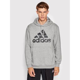 adidas Pulóver Essentials Camo Print HL6927 Szürke Loose Fit