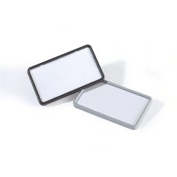 DURABLE Névkitűző, mágnessel, 75x40 mm, DURABLE, fekete