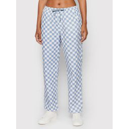 Vans Szövet nadrág Range Print VN0A7RPB Kék Relaxed Fit