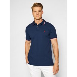 Polo Ralph Lauren Pólóing Classics 710842621003 Sötétkék Slim Fit