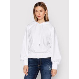 Guess Pulóver W2YQ05 KB932 Fehér Relaxed Fit