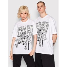 Market Póló Unisex Backboard Breaker 399001073 Fehér Relaxed Fit