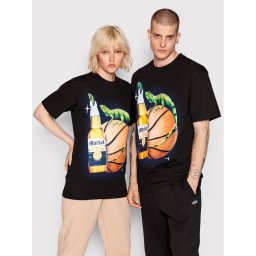 Market Póló Unisex SMILEY Refreshing Lizard 399001089 Fekete Relaxed Fit