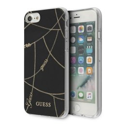 Guess Gold Chain iPhone 7/8/SE 2020/SE 2020 tok (fekete)