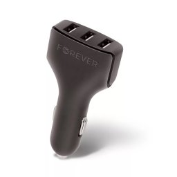 Forever CC-05 szivargyújtó töltő 3x USB foglalattal