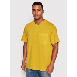 Levi's® Póló Easy Pocket A3697-0001 Sárga Relaxed Fit