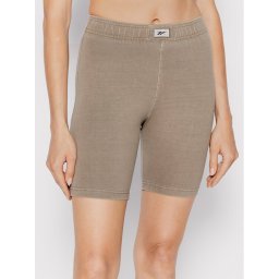 Reebok Kerékpáros nadrág HN4395 Bézs Slim Fit