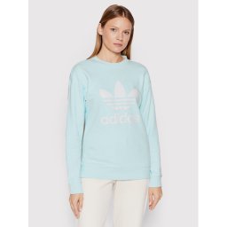 adidas Pulóver Treofil Crew HL6678 Kék Regular Fit
