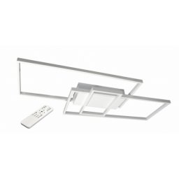 MasterLED Galaxis Vela 90 W-os, 83x36 cm fekete LED távirányítós mennyezeti lámpa