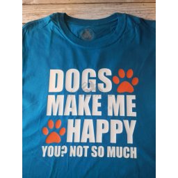 MancsTapasz Dogs make me happy póló