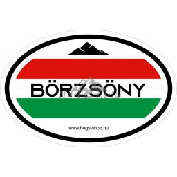 Börzsöny autós matrica