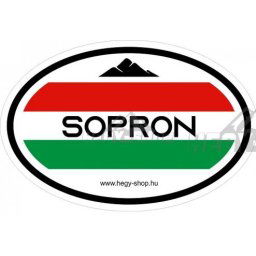 Sopron autós matrica