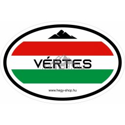 Vértes autós matrica