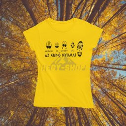 Az erdő nyomai női Póló