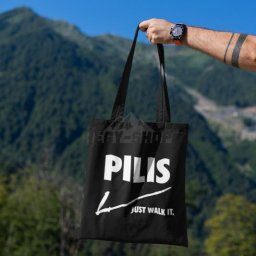 Just Walk It Pilis Shopping Bag