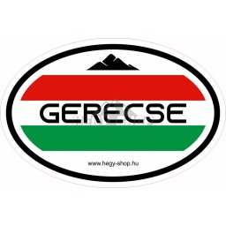 Gerecse autós matrica