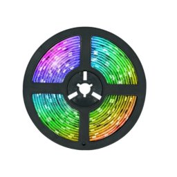 DIGITÁLIS LED szalag szett (vezérlő+tápegység+távirányító) , 5 m , RGB
