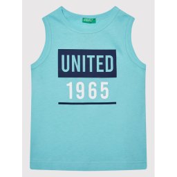United Colors Of Benetton Felső 3I1XCH003 Kék Regular Fit