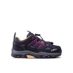 CMP Bakancs Kids Rigel Low Trekking Shoe Wp 3Q54554 Fekete