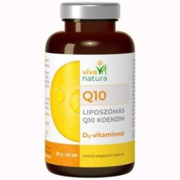 Viva Natura Liposzómás Q10 + D3-vitamin kapszula - 60db
