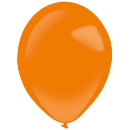 Mandarin Tangerine léggömb, lufi 100 db-os 5 inch (13 cm)