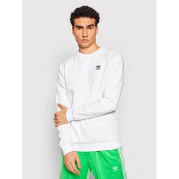 adidas Pulóver adicolor Essentials Trefoil H34644 Fehér Regular Fit