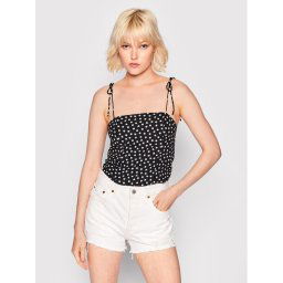Levi's® Felső Deliah A3356-0002 Fekete Slim Fit