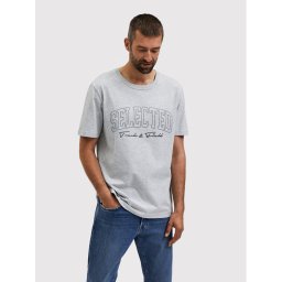 Selected Homme Póló Bene 16085656 Szürke Regular Fit