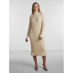 YAS Kötött ruha Mavi 26028660 Bézs Regular Fit