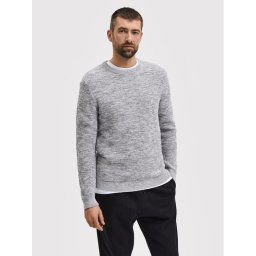 Selected Homme Sweater Vince 16059390 Szürke Regular Fit