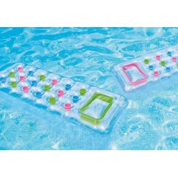 Intex 188 x 71 cm átlátszó strandmatrac 59894 EU - RÓZSASZÍN