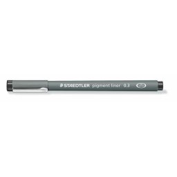 STAEDTLER Tusfilc, 0,3 mm, STAEDTLER "Pigment Liner 308", fekete
