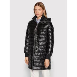 Tommy Hilfiger Pehelykabát Sporty Sorona Side Zip WW0WW35089 Fekete Relaxed Fit