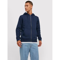 Jack&Jones Pulóver Star 12210830 Sötétkék Regular Fit