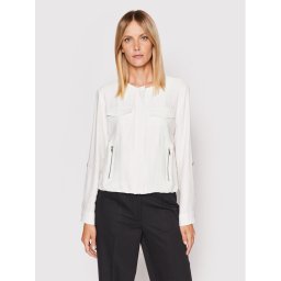 DKNY Átmeneti kabát P2RCTB41 Fehér Regular Fit