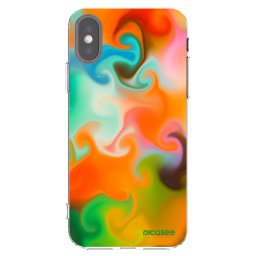 Átlátszó szilikon tok az alábbi mobiltelefonokra Apple iPhone X/XS - Juice