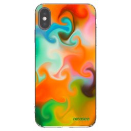 Átlátszó szilikon tok az alábbi mobiltelefonokra Apple iPhone XS Max - Juice