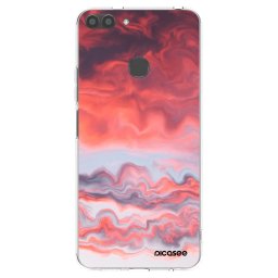 Átlátszó szilikon tok az alábbi mobiltelefonokra Huawei P Smart - Sunset