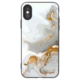 Fekete szilikon tok az alábbi mobiltelefonokra Apple iPhone X/XS - Her