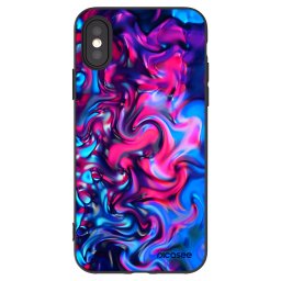 Fekete szilikon tok az alábbi mobiltelefonokra Apple iPhone X/XS - Redlight